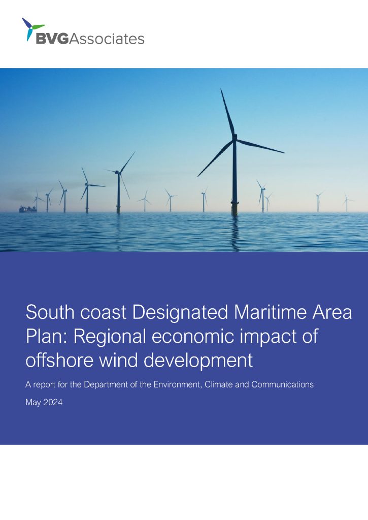 South Coast Designated Maritime Area Plan - BVG Associates