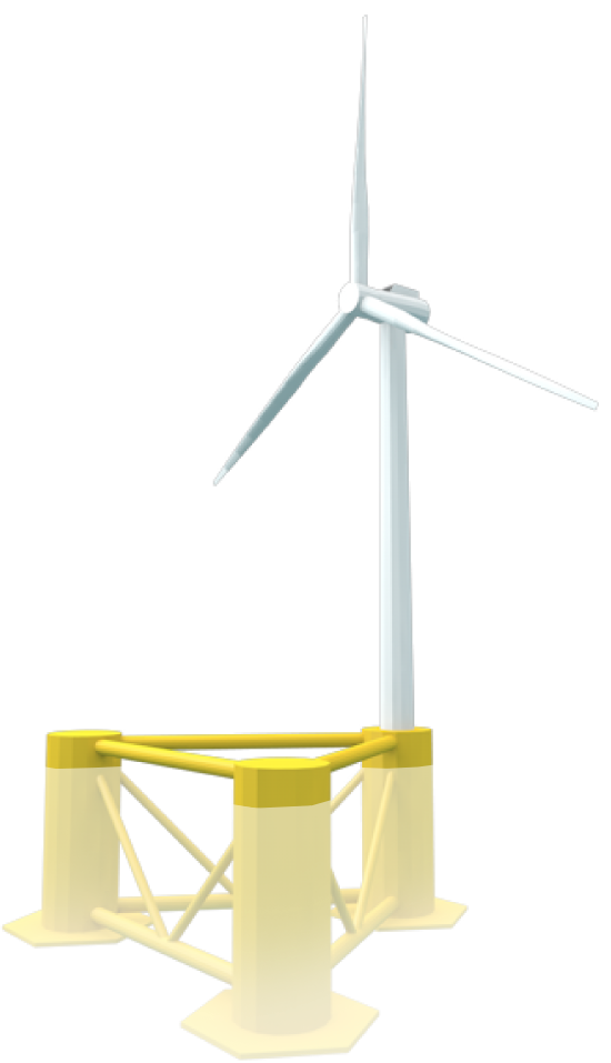 Business strategy support for a floating construction platform